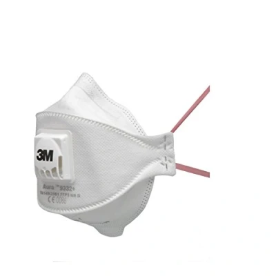 Abbildung von 3M Aura 9332+, FFP3 Atemschutz Maske, Einwegmaske mit höchster Schutzstufe für maximalen Schutz, 5 Stück, Weiß