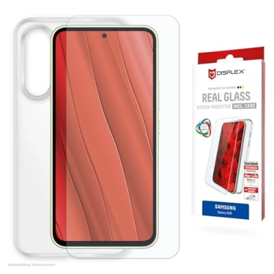 Abbildung von E.V.I. DISPLEX Real Glass + Case Samsung Galaxy A56