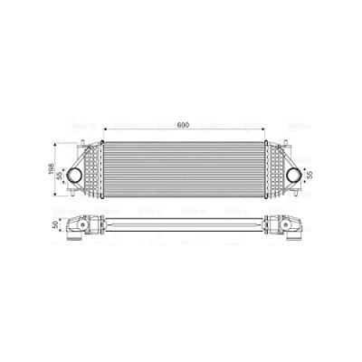 Abbildung von VALEO 818662 Ladeluftkühler ohne AGR Ventil SUZUKI: Grand Vitara 2 SUV