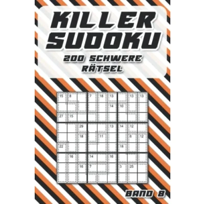 Abbildung von Summen Sudoku Rätselbuch: Killer Taschenbuch mit 200 harten Variationen für Fortgeschrittene