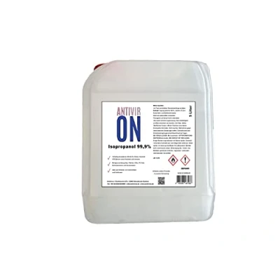 Abbildung von Antiviron 5L Isopropanol Isopropylalkohol 99,9% IPA 2 Propanol Fettlöser Entfetter Reinigungsalkohol