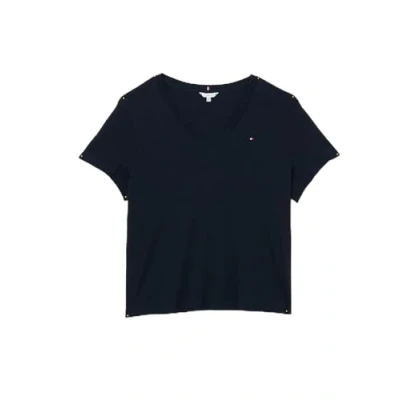 Abbildung von Tommy Hilfiger Curve SLIM CODY Tshirt basic, Damen, Größe: 48, Desert sky