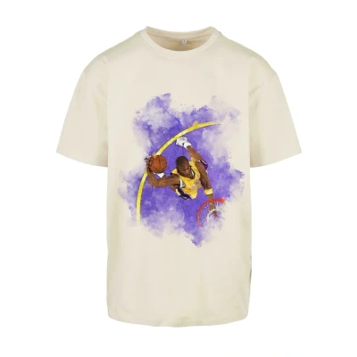 Abbildung von Upscale by Mister Tee Basketball Clouds 2.0 Oversize Tshirt print, Herren, Größe: Small, Sand