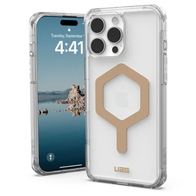 Abbildung von Apple iPhone 16 Pro Max Hülle MagSafe Kunststoff UAG Hard Case/Backcover Handyhülle Transparent Shockproof/Stoßfest