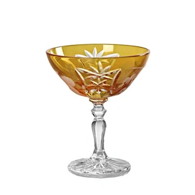 Abbildung von CRISTALICA Likörglas Likörschale Schnapsglas Handgeschliffen Traube Kristall Glas 45 ml