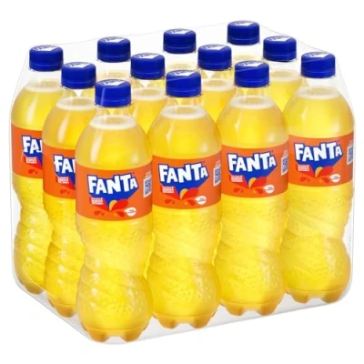 Abbildung von 12x Fanta Aranciata Original Orangensaftgetränk PET 450ml Softdrink kohlensäurehaltiges Getränk 100% italienische Orangen