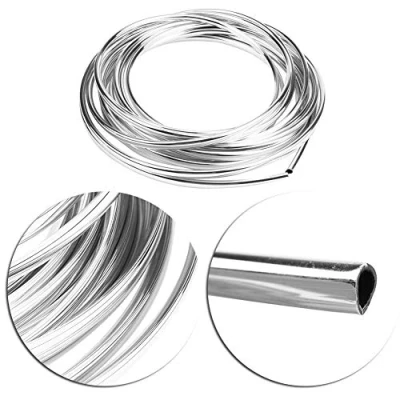 Abbildung von Türkantenleiste Zierleiste Anti Kratz 6M 19,7 ft U Form Dichtung Schutzfolie Abdeckform für Auto Fahrzeuge(Silver), Fahrzeuginnen und Außenumbau