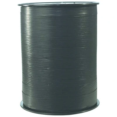Abbildung von Clairefontaine 601529C Spule Geschenkband matt (250 m x 10 mm, ideal für Bastelprojekte und Geschenke) 1 Stück schwarz