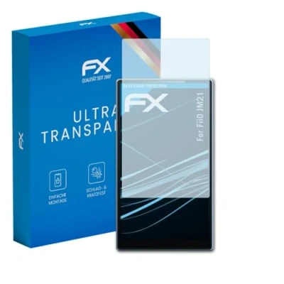 Abbildung von atFoliX Schutzfolie kompatibel mit FiiO JM21 Folie, ultraklare FX Displayschutzfolie (3X)