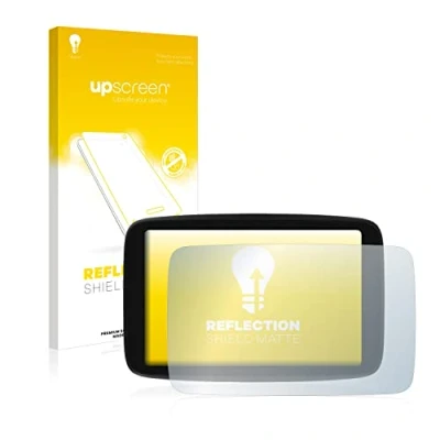 Abbildung von upscreen Entspiegelungs Schutzfolie für TomTom GO Camper Max Displayschutz Folie Matt [Anti Reflex, Anti Fingerprint]