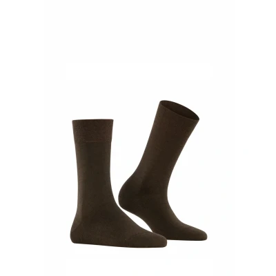 Abbildung von FALKE Damen Sensitive Berlin W SO Wolle Baumwolle mit Komfortbund 1 Paar Socken, Braun (Dark Brown 5230) neu umweltfreundlich, 39 42