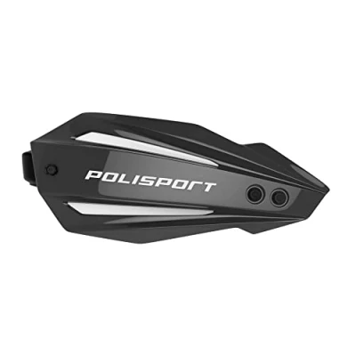 Abbildung von Polisport 8308600001 Handprotektoren Bullit FWA 2 Befestigungspunkte mit Kunststoffsteg MX Style aus Kunststoff inklusive Befestigungskit kompatibel Allen MX/Enduro Modellen in Farbe schwarz