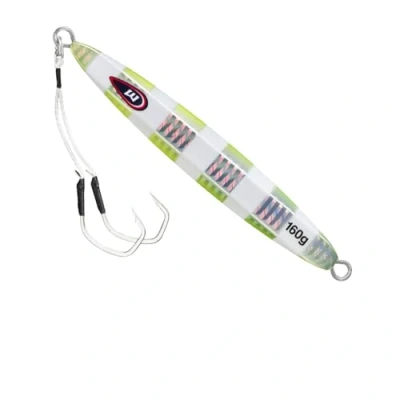 Abbildung von Williamson Slide Dancer Chartreuse Blink Pilker 160g/12.6cm (4 Stück)