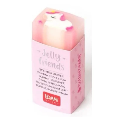 Abbildung von Legami Radiergummi mit Duft und Motiv Jelly Friends Einhorn