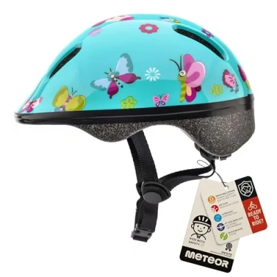 Abbildung von meteor® kinderfahrradhelm Sicherer Fahrradhelm Kinder Helm rollerhelm Jungen für Mountainbike Inliner skaterhelm BMX fahradhelm Scooter Bike Helmet