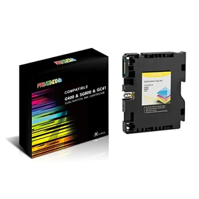 Abbildung von PRINTANDINK SG400 SG800 sublijet Ink Sublimationstinte kompatibel mit Sawgrass Virtuoso (gelb) Sublimation Cartridge