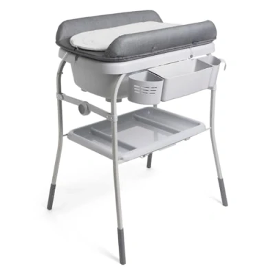Abbildung von Chicco Wickeltisch Bade /Wickelkombination Cuddle &amp; Bubble,graphite melange