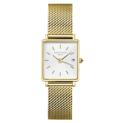 Abbildung von Rosefield BOXY XS Uhr goldcoloured, Damen, Größe: One Size, Gold coloured