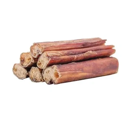 Abbildung von Ochsenzimmer 12 cm 500 g Natürlicher Kausnack für Hunde 100 % Rind Zahnpflege &amp; Beschäftigung Getrocknetes Kauprodukt Ohne Zusatzstoffe