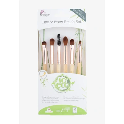 Abbildung von SO ECO EYE Makeup Brush SET Pinselset, Größe: One Size, Beige &amp; gold