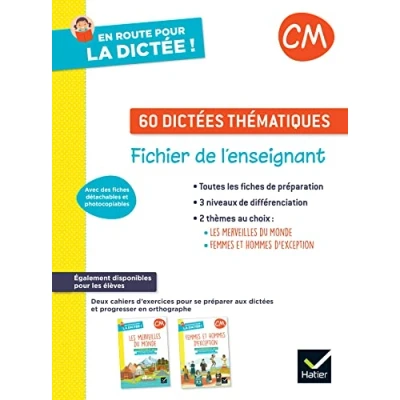 Abbildung von En route pour la dictée ! CM Ed. 2022 Fichier photocopiable 60 dictées thématiques: de l&#039;enseignant