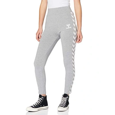 Abbildung von hummel Damen Klassieke taped Hw Tights Tgh, Grau, S EU