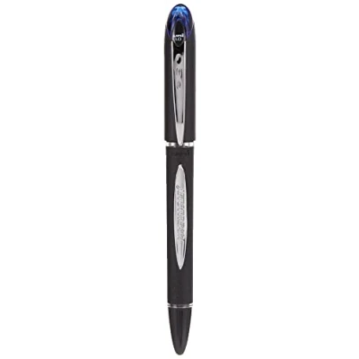Abbildung von Uni ball SX210 Jetstream Tintenroller Gummigriffzone 1,0 mm Spitze 0,7 Strichbreite 12 Stück blau