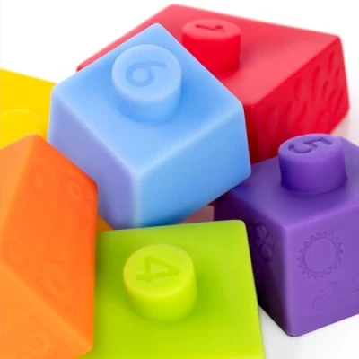 Abbildung von Stapelbecher Baby Farbring Stapelturm Sensorik Spielzeug Lernspielzeug mit Zahlen und Farbe, Badespielzeug Stapelspielzeug für Kinder Geschenk 1 2 3 Jahr Jungen &amp; Mädchen
