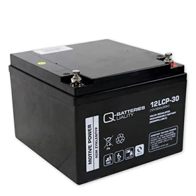 Abbildung von Q Batteries 12LCP 30 / 12V 30Ah Blei Akku Zyklentyp AGM Deep Cycle VRLA