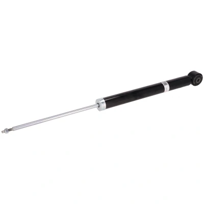 Abbildung von FEBI BILSTEIN 193154 Stoßdämpfer Hinterachse rechts, links Gasdruck 670mm 411mm Zweirohr Teleskop oben Stift, unten Auge