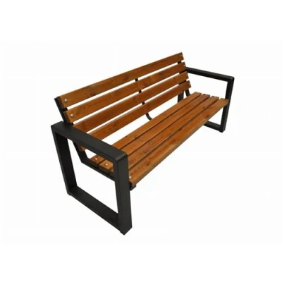 Abbildung von Primario Grande Gartenbank, Parkbank Gartenmöbel, Outdoor Bank mit 350kg Tragfähigkeit Sitzbank Holz Wetterfeste (Grande, Tik, 200cm Sitzlänge, CE)
