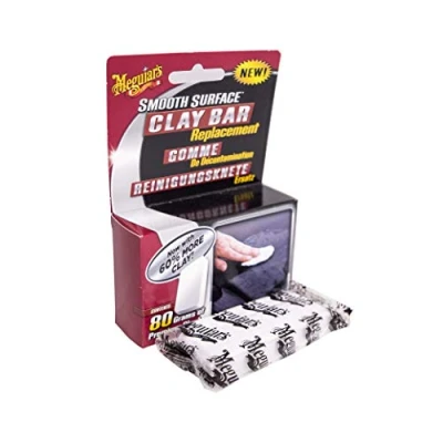 Abbildung von Meguiar&#039;s G1001EU Smooth Surface Clay Bar Reinigungsknete Nachfüllpack, 80g