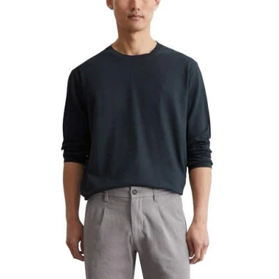 Abbildung von Marc O&#039;Polo LONG Sleeve Designed FOR Circularity Langarmshirt, Herren, Größe: Medium, Dark navy