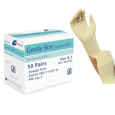 Abbildung von Meditrade® OP Handschuhe Gentle Skin® Superior OP™ 8,5 weiß
