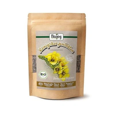 Abbildung von Biojoy BIO Königskerzenblüten (100 g), getrocknet und geschnitten, Königskerzen Tee (Verbascum thapsus)