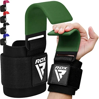 Abbildung von RDX Handgelenkstütze Lifting Straps Hooks Strength Training, Handgelenk Schutz