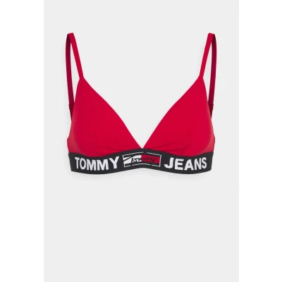 Abbildung von Tommy Jeans Bralette Unlined Triangel BH, Damen, Größe: XS, Primary red