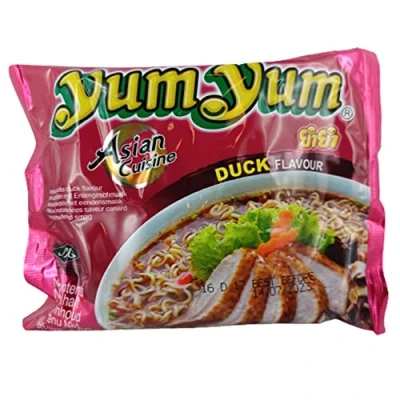 Abbildung von Yum Duck Instant Nudeln 30er Pack (30 x 60g) asiatische Nudelsuppe Entenfleischgeschmack