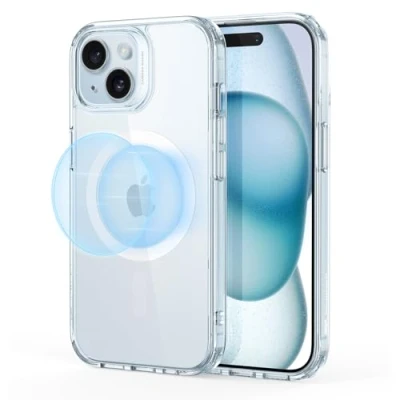 Abbildung von ESR für iPhone 15 Hülle, kompatibel mit MagSafe, Militärnorm Schutz, vergilbungsbeständig, Kratzfeste Rückseite, magnetisches HandyHülle Case 15, Classic Series, Blau