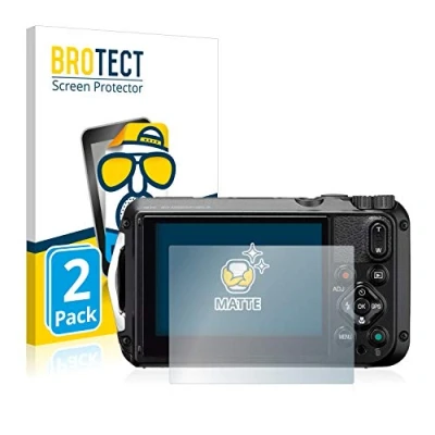 Abbildung von BROTECT Entspiegelungs Schutzfolie für Ricoh WG 6 (2 Stück) Matte Displayschutz Folie, Anti Reflex, Fingerprint