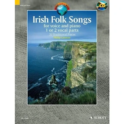 Abbildung von Irish Folk Songs: 20 Traditional Pieces. Singstimme und Klavier. (Schott World Music)