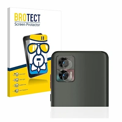 Abbildung von BROTECT Schutzglas für Motorola Edge 30 Neo (NUR Kameraschutz) Schutzfolie Panzer Folie Glas [Extrem Kratzfest 9H, Anti Fingerprint,