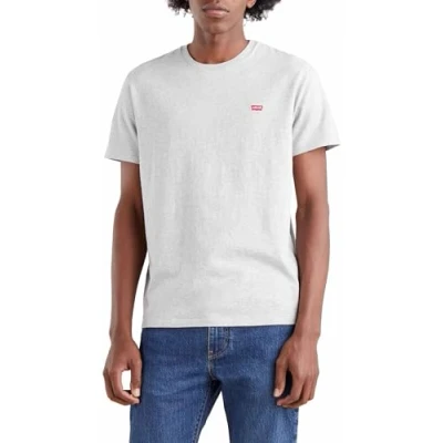 Abbildung von Levi&#039;s Herren Ss Original Housemark Tee T Shirt, Light Mist Heather, XS