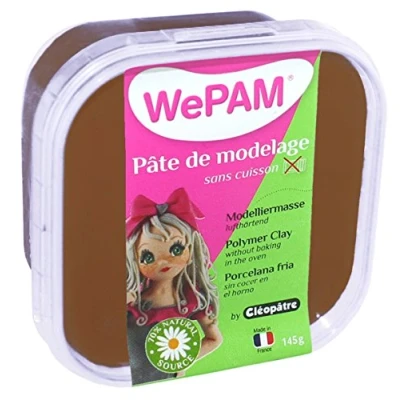 Abbildung von WePAM PFW7596 145 Lufthärtende Modelliermasse, g, Schokolade