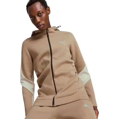 Abbildung von Puma Evostripe FULL ZIP Sweatjacke, Herren, Größe: Small, Oak branch
