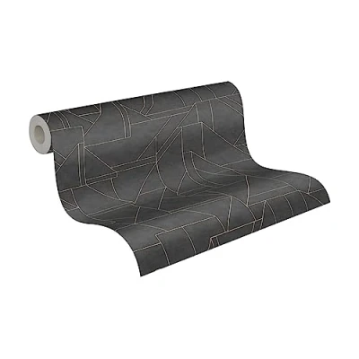 Abbildung von living walls Vliestapete &quot;Metropolitan Stories. Travel Styles. Tapete mit Grafik&quot;, metallic, Metallic Grafisch Elegant