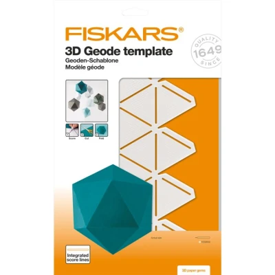 Abbildung von Fiskars 3D Paper Gems Geode Template