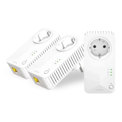 Abbildung von Strong Powerline WiFi 600 Triple Pack V2 Reichweitenverstärker, Mbit/s, 3 Einheiten