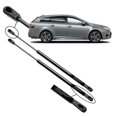 Abbildung von Ramor Strutz 2x Gasfeder Dämpfer Heckklappe Kompatibel mit Toyota Avensis Combi 2009 2018. Gasdruckfeder Heckklappendämpfer Ersatz für 6896005081 und Andere.
