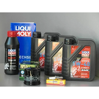 Abbildung von KYMCO Wartungs Set ATV/Quad Maxxer 450, Inspektion Oelfilter, Kerze, Öl